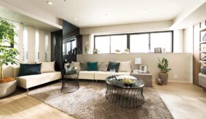 マンション　インテリア　リビング