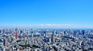 東京　空撮　東京タワー
