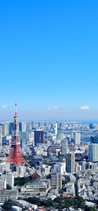 東京　空撮　東京タワ　モバイル